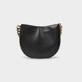Sac Medium shoulder Bag Chain en Cuir Synthétique Noir