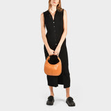 Sac Frayme Hobo Small en Cuir Beige