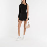 Sac Frayme Hobo Zip en Cuir Rose