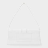 Sac Le Bambino Long - Jacquemus - Cuir - Blanc