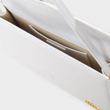 Sac Le Bambino Long - Jacquemus - Cuir - Blanc
