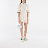 Sac Le Chiquito Moyen - Jacquemus - Cuir - Bleu Clair