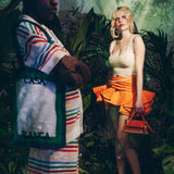 Sac Le Chiquito Long Cordao - Jacquemus - Cuir - Orange