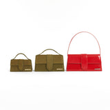 Sac Le Bambino - Jacquemus - Cuir - Kaki Foncé