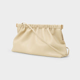 Sac The Bar Clutch en Cuir Vegan Beige
