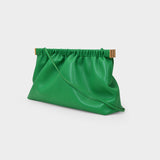 Sac The Bar Clutch en Cuir Vegan Vert