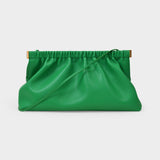 Sac The Bar Clutch en Cuir Vegan Vert