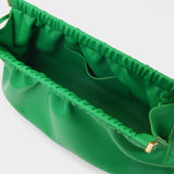 Sac The Bar Clutch en Cuir Vegan Vert
