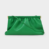 Sac The Bar Clutch en Cuir Vegan Vert