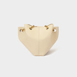 Sac The Gather Bucket en Cuir Vegan Beige