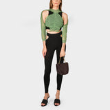 Sac Seau Gather Bucket en Cuir Vegan Marron