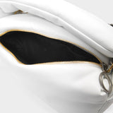 Pochette Pump en Cuir Blanc