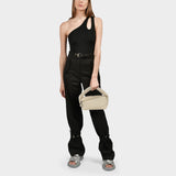 Pochette Pump 24 en Cuir Beige