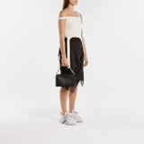 Sac Hobo Block Pouch - Off White - Cuir - Noir