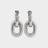 Boucles D'Oreille Xl Link Hoops - Paco Rabanne - Laiton - Argenté