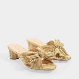 Sandales Emilia en Polyesther Doré