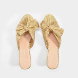 Sandales Emilia en Polyesther Doré