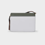 Sac Trunk Medium en Cuir Kaki