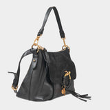Sac Joan Hobo en cuir noir