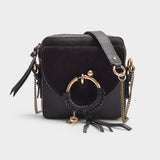 Sac Joan Camera en Cuir Noir