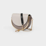 Sac Mara Evening Bag en Cuir Gris