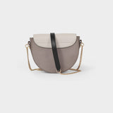 Sac Mara Evening Bag en Cuir Gris