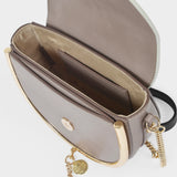 Sac Mara Evening Bag en Cuir Gris