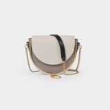 Sac Mara Evening Bag en Cuir Gris