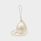 Pochette Micro Egg - Simone Rocha - Blanc Perle