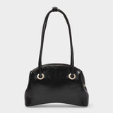 Sac Circle Brot en Cuir Noir