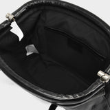 Sac Circle Brot en Cuir Noir