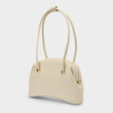Sac Circle Brot en Cuir Beige