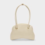 Sac Circle Brot en Cuir Beige