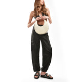 Sac À Main Moon - Staud - Cuir - Crème