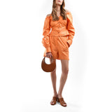 Sac À Main Mini Moon - Staud - Cuir - Tan