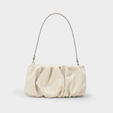 Sac Hobo Bean Convertible - Staud - Cuir - Crème