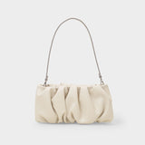 Sac Hobo Bean Convertible - Staud - Cuir - Crème
