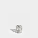 Bague My Way Mini en argent et diamants