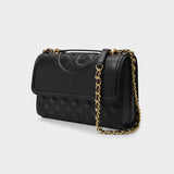 Sac Flemming Convertible en Cuir Noir