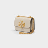 Sac Hobo Eleanor Small - Tory Burch - Cuir - New Cream