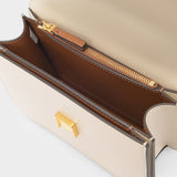 Sac Hobo Eleanor Small - Tory Burch - Cuir - New Cream