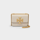 Sac Hobo Eleanor Small - Tory Burch - Cuir - New Cream