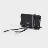 Sac Rock Nano en Cuir Noir