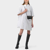 Sac Rock Nano XL en Cuir d'Agneau Noir