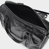 Sac Sunny Medium en Cuir Noir