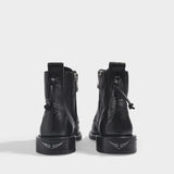 Bottines Laureen Roma en Cuir Noir