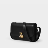 Sac Hobo Zv Initiale Le Mini - Zadig & Voltaire - Cuir - Noir