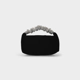 Sac Scrunchie Mini en Velours et Crystal Mesh