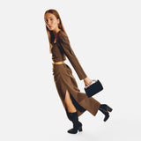 Sac Scrunchie Mini en Velours et Crystal Mesh