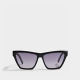 Lunettes de Soleil en Acétate Noir